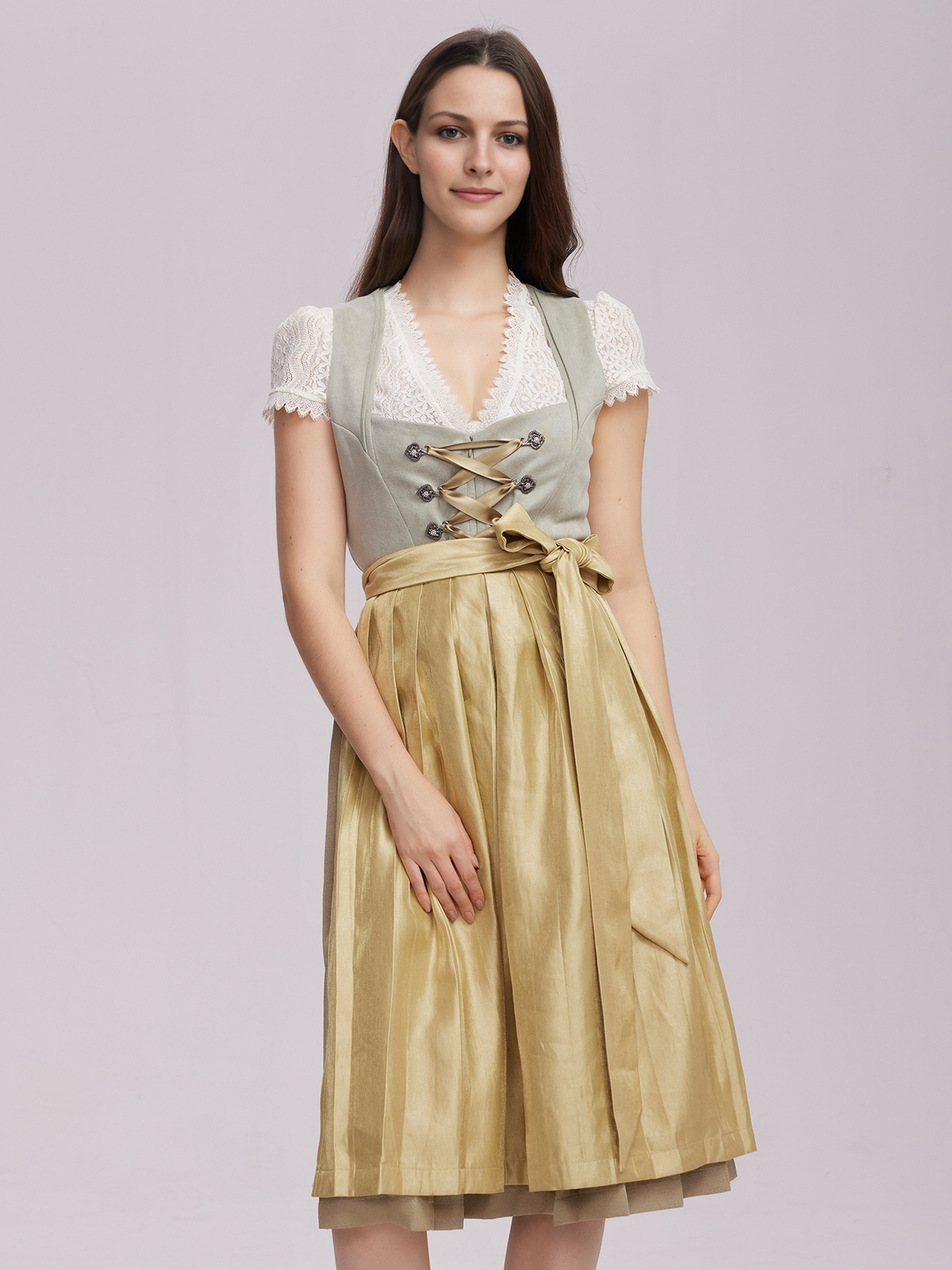 Dirndl Delia in Grün