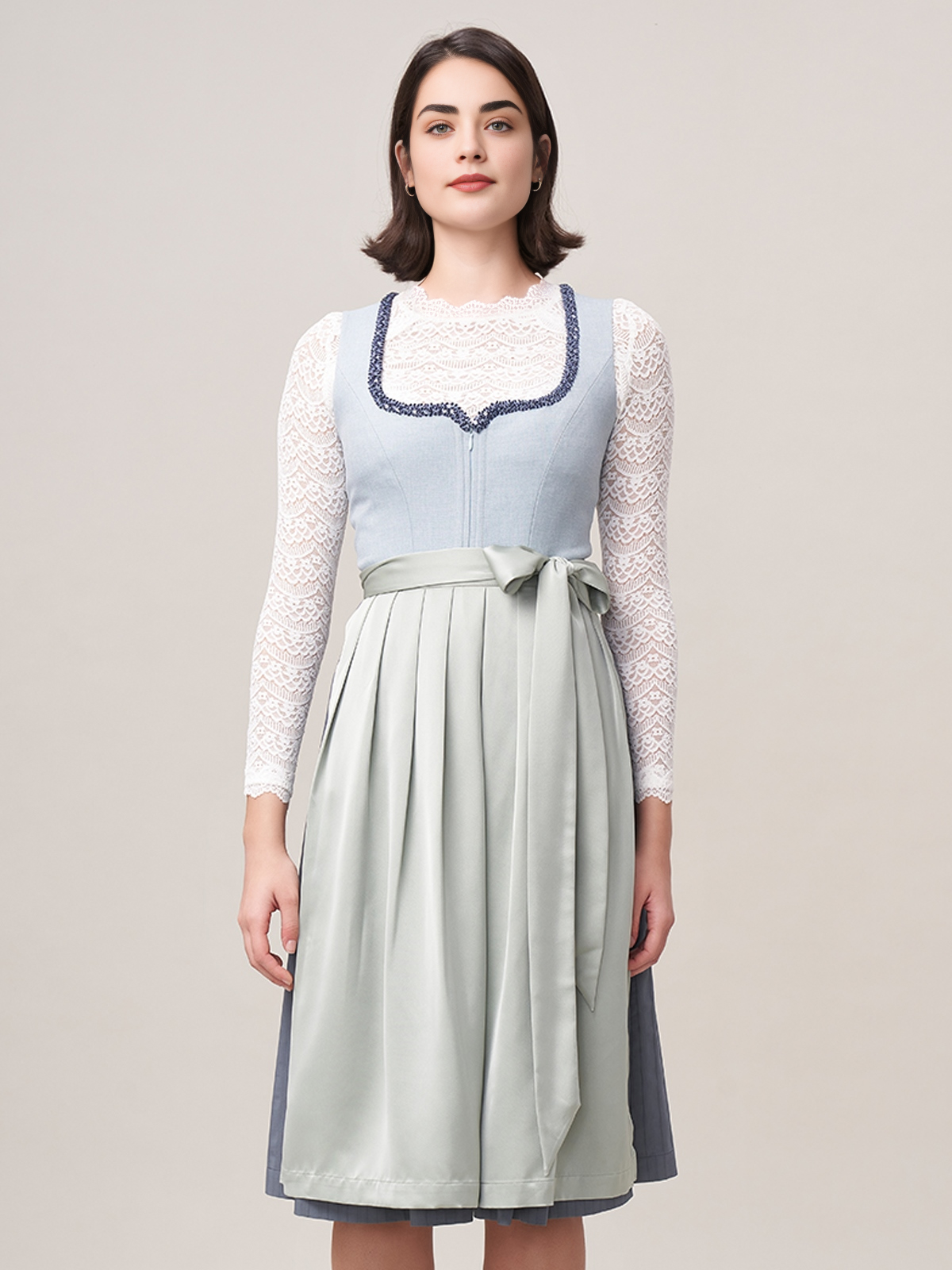 Dirndl in Blau – stilvoll & modern