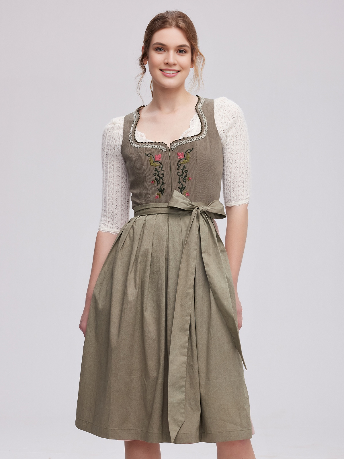 Dirndl mit Reißverschluss