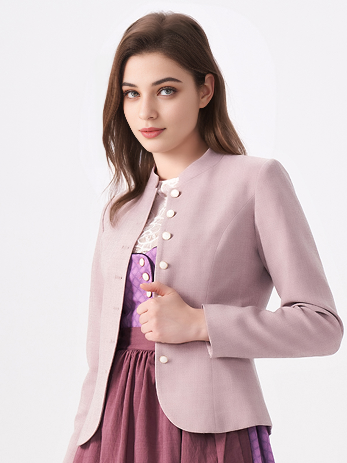 Trachtenjacke Damen Braun