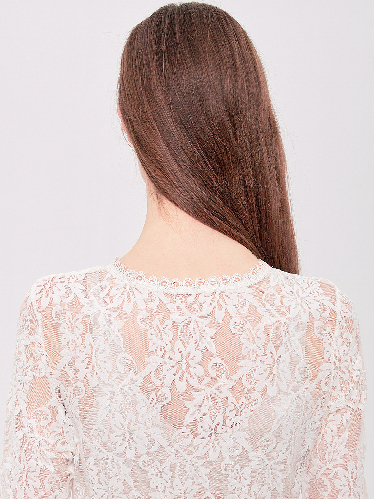 Samt Dirndl in Weiß mit traditioneller Bluse